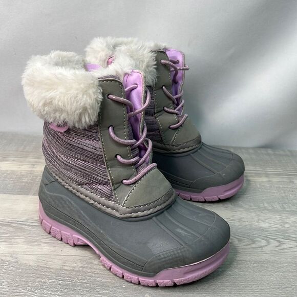OshKosh B’Gosh purple snow boots size 7 - Picture 1 of 14